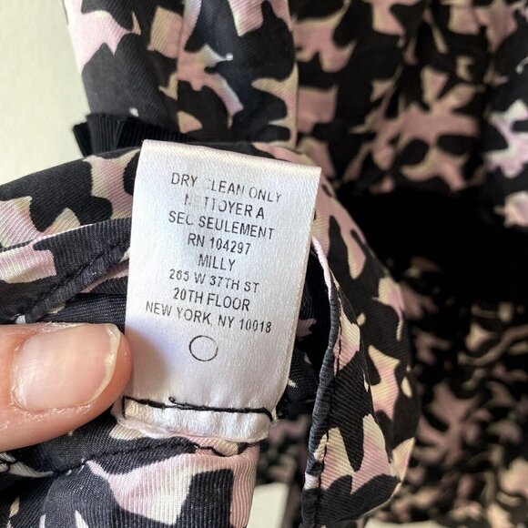 Milly Silk Button Side Sleeveless Top 4 - Picture 5 of 9